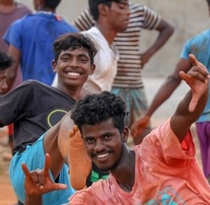 students-playing