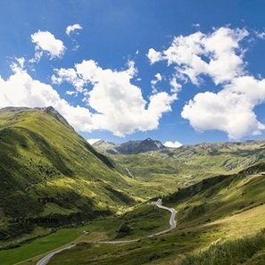 green-mountain-sky-clouds