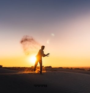 man-in-desert
